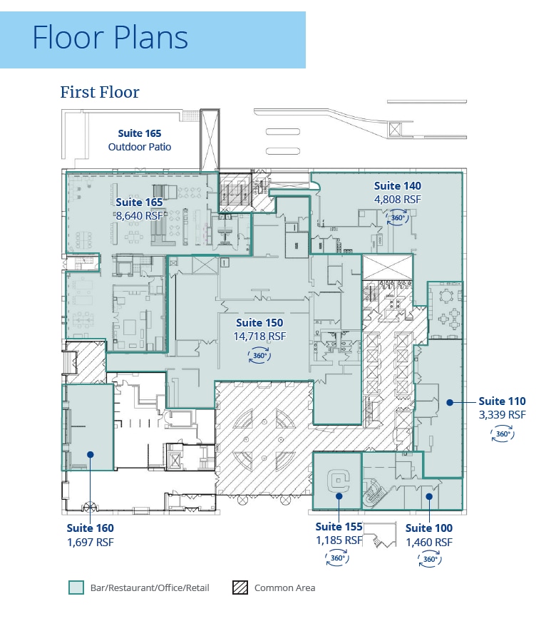 10 S Broadway, Saint Louis, MO à louer Plan d’étage– Image 1 sur 1