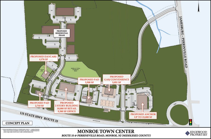 806 Route 33, Monroe Township, NJ à louer - Plan de site – Image 2 sur 2