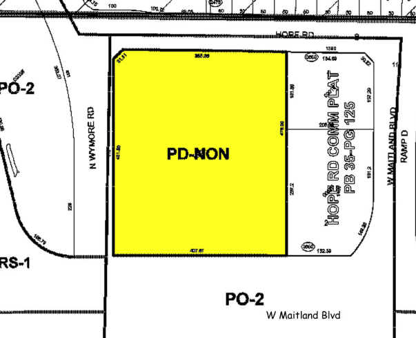 610 N Wymore Rd, Maitland, FL à louer - Plan cadastral – Image 2 sur 10