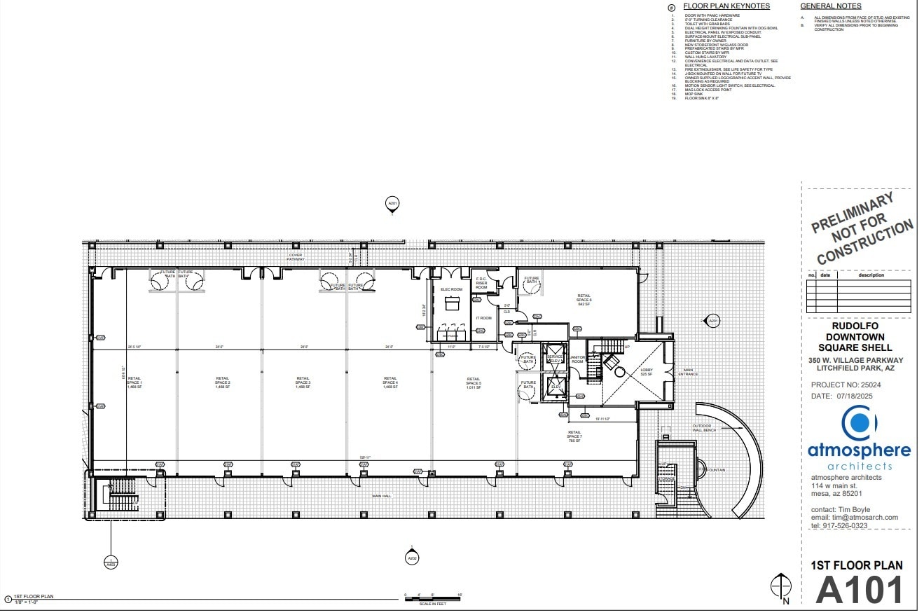 N Litchfield Rd & W Village Pkwy, Litchfield Park, AZ à louer Plan d’étage– Image 1 sur 1