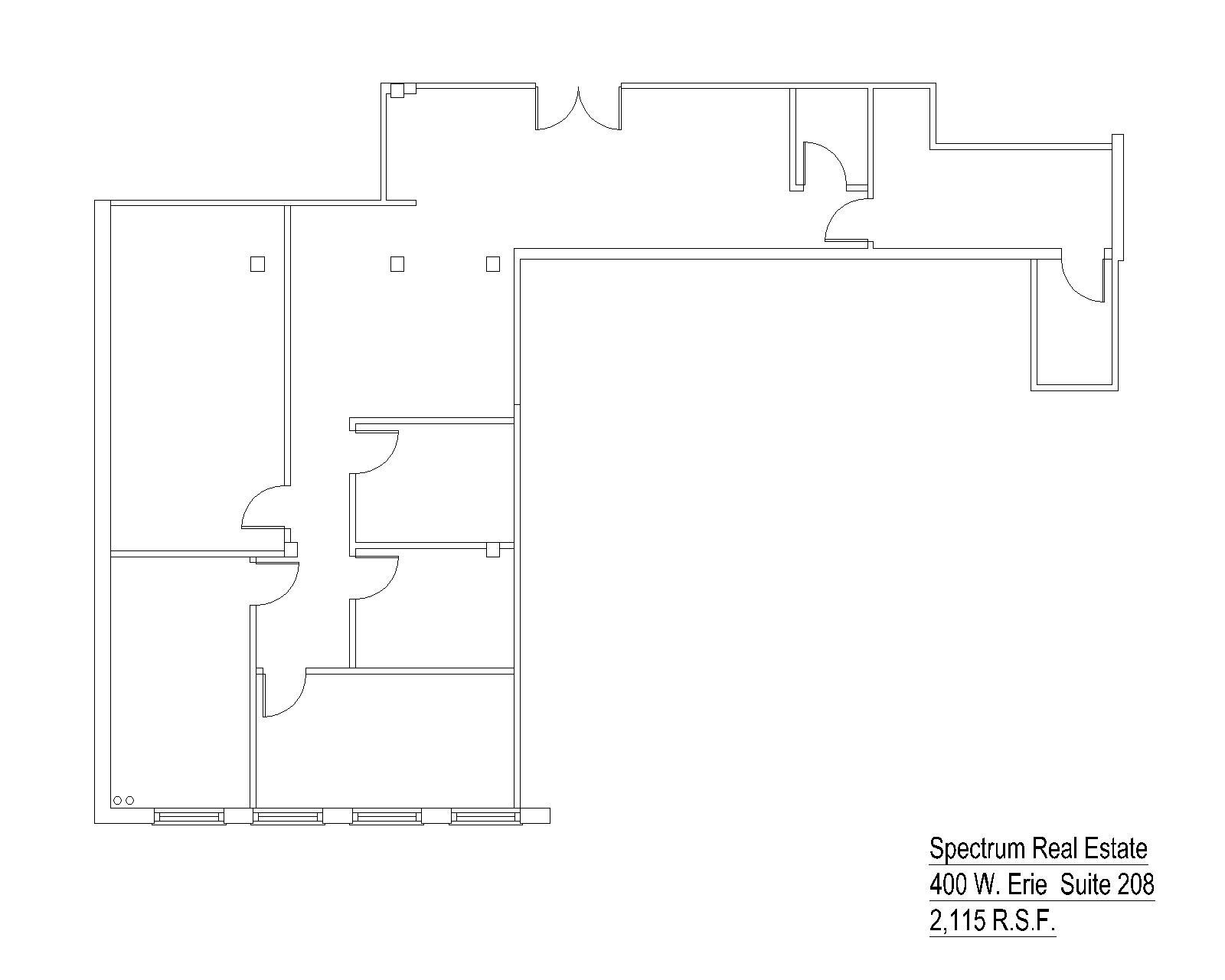 400 W Erie St, Chicago, IL à louer Plan d’étage– Image 1 sur 1