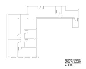 400 W Erie St, Chicago, IL à louer Plan d’étage– Image 1 sur 1
