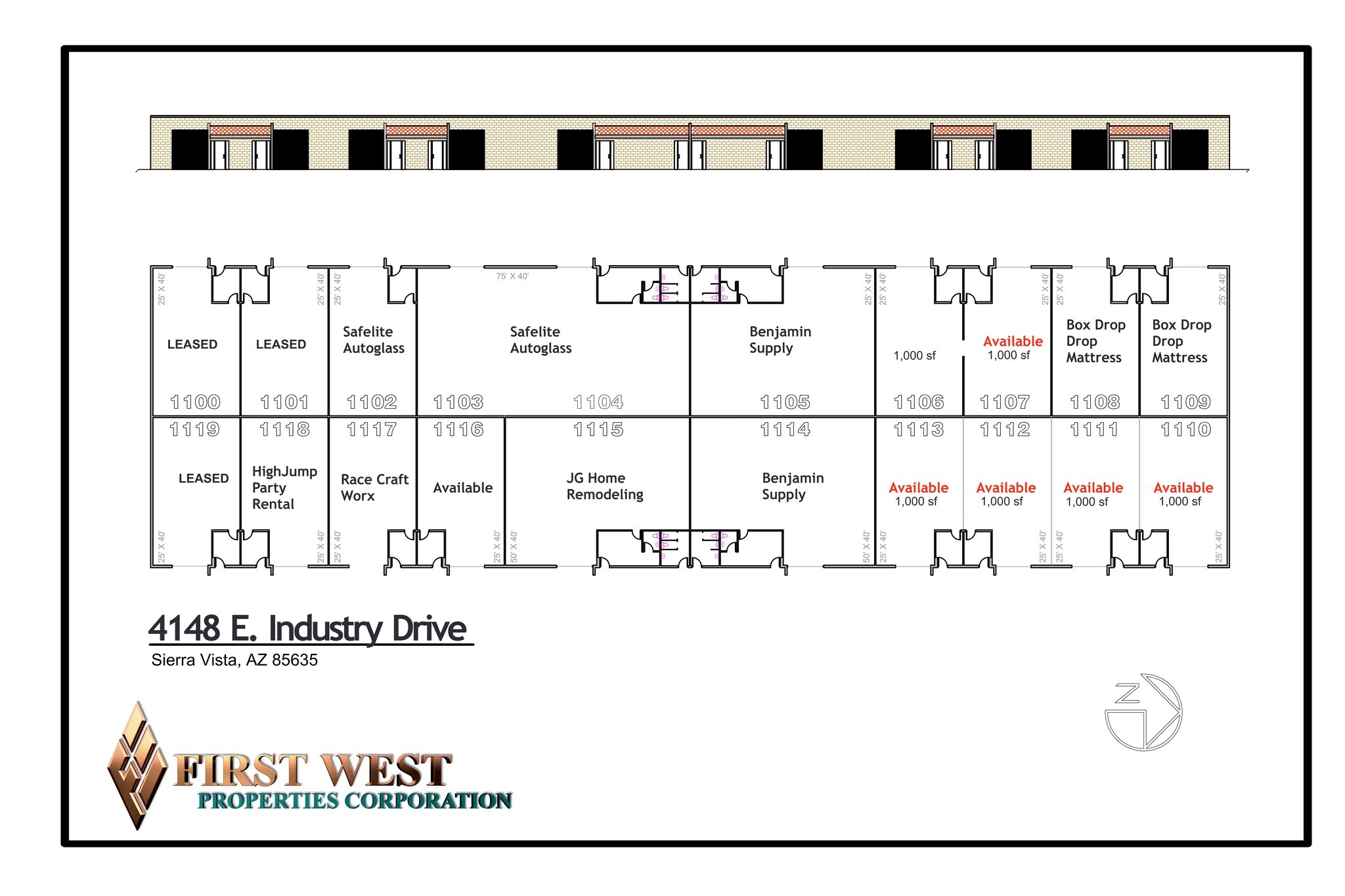 4148 Industry Dr, Sierra Vista, AZ à louer Plan de site– Image 1 sur 1