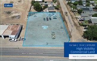 Plus de détails pour Main Street, Lamont, CA - Terrain à vendre