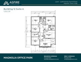 31368 Nichols Sawmill Rd, Magnolia, TX à louer Plan d’étage– Image 1 sur 1