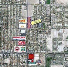 Date Palm Dr, Cathedral City, CA - Vue aérienne vue de carte - Image1