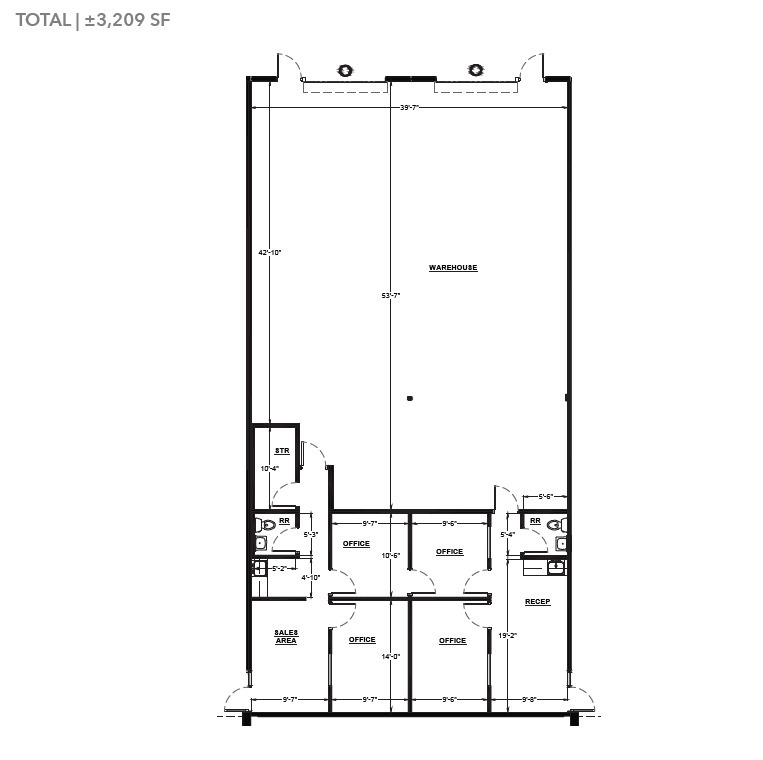 2329 W Mescal St, Phoenix, AZ à louer Plan d’étage– Image 1 sur 2