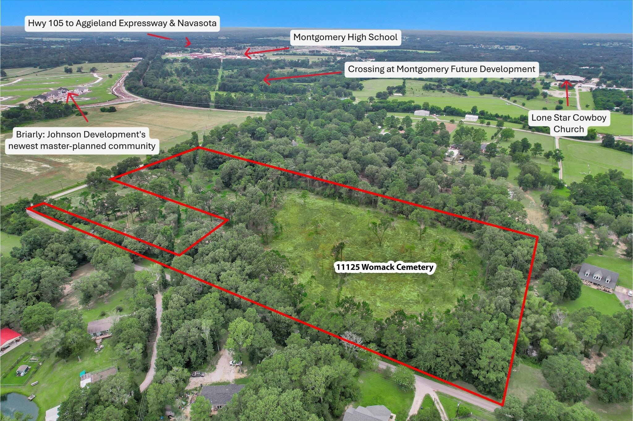 10.548 Acres, Montgomery, TX à vendre Photo principale– Image 1 sur 14