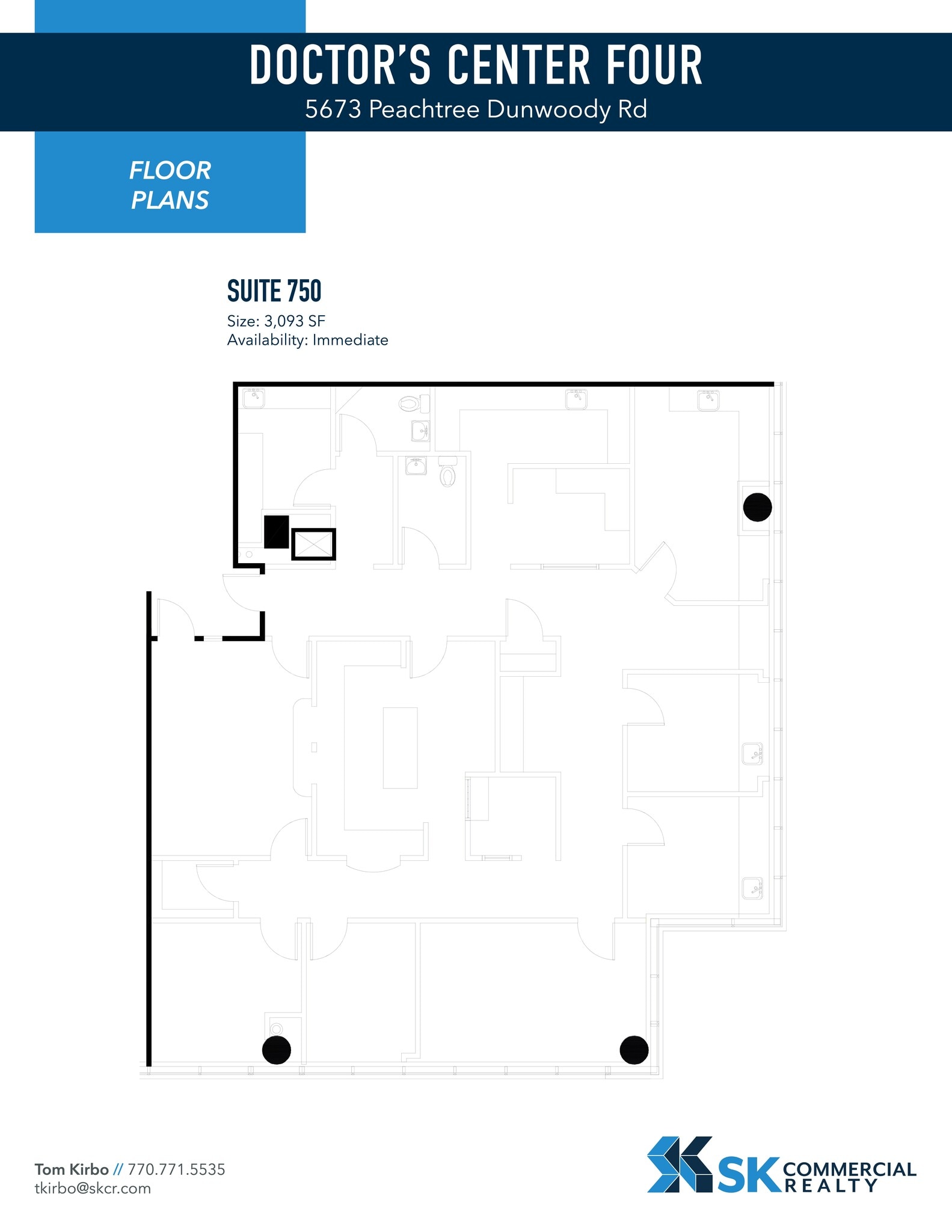 5673 Peachtree Dunwoody Rd NE, Atlanta, GA à louer Plan de site– Image 1 sur 1