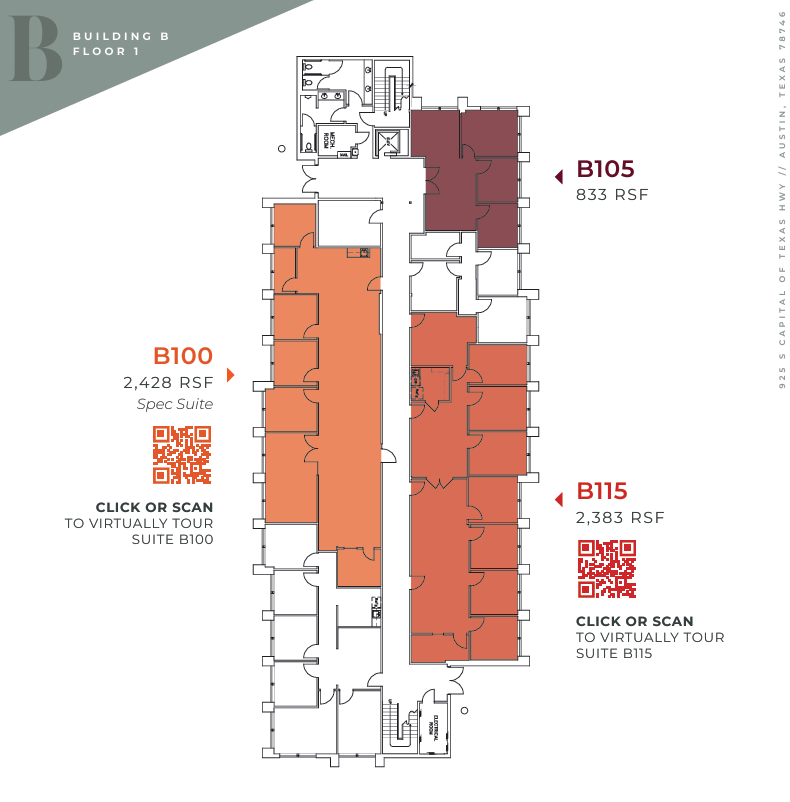 925 Capital Of Texas S, Austin, TX à louer Plan d’étage– Image 1 sur 1