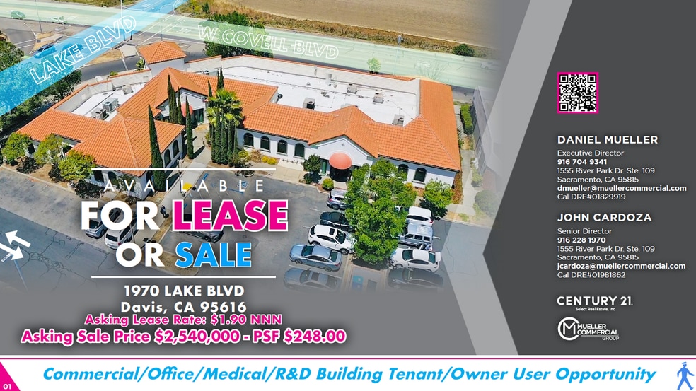 1970 Lake Blvd, Davis, CA à vendre - Photo de l’immeuble – Image 1 sur 12