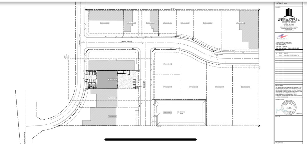 1140 Glenwood ave, Turlock, CA à louer - Plan de site – Image 3 sur 6