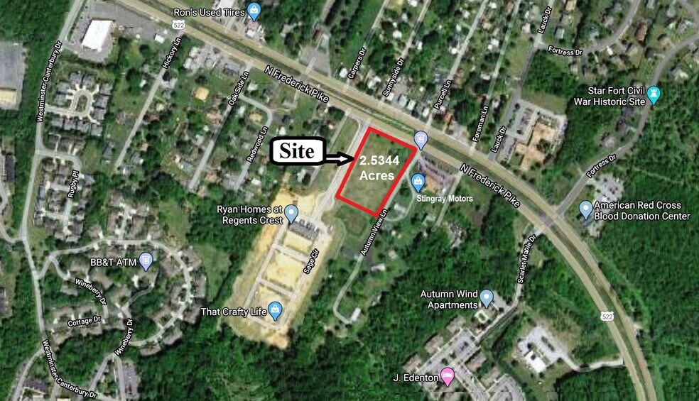 N Frederick Pike, Winchester, VA à vendre - Aérien – Image 2 sur 3