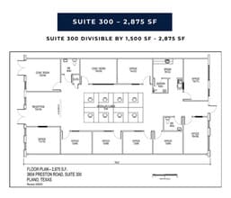 3604 Preston Rd, Plano, TX à louer Plan d’étage– Image 1 sur 1