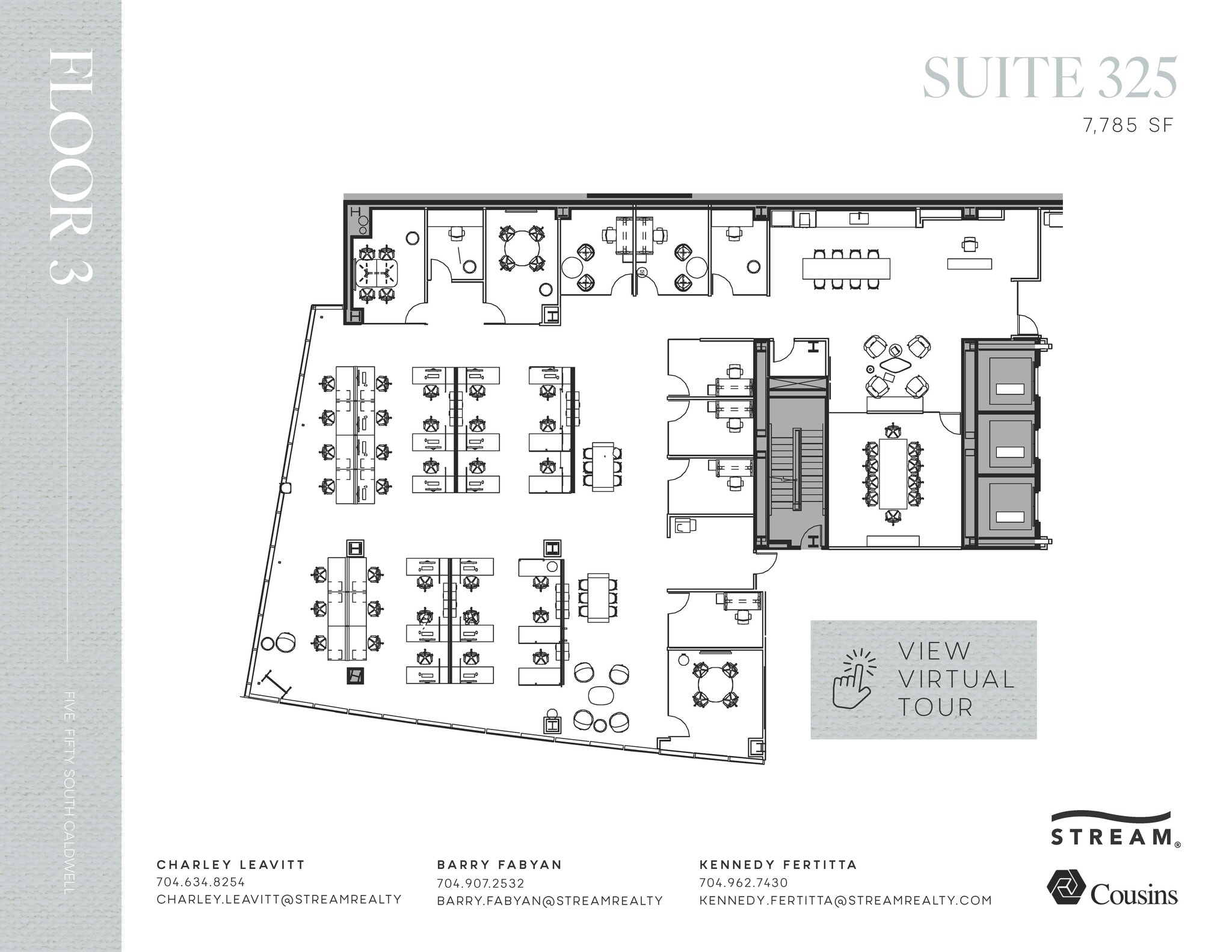550 S Caldwell St, Charlotte, NC à louer Plan d’étage– Image 1 sur 1