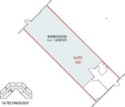 16 Technology Dr, Irvine, CA à louer Plan d’étage– Image 1 sur 1