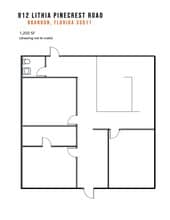 910-918 Lithia Pinecrest Rd, Brandon, FL à louer Plan d’étage– Image 2 sur 2