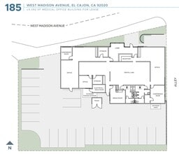 185 W Madison Ave, El Cajon, CA à louer Plan de site– Image 1 sur 1