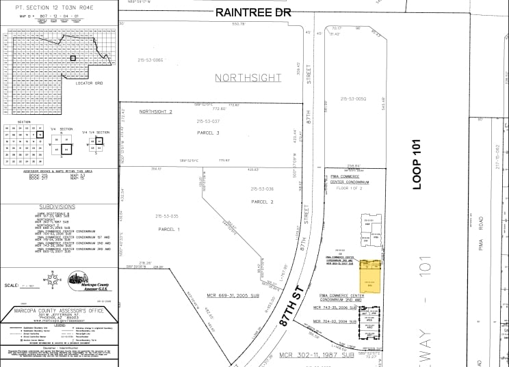 14275 N 87th St, Scottsdale, AZ à vendre - Plan cadastral – Image 2 sur 4