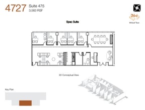 4747 Executive Dr, San Diego, CA à louer Plan d’étage– Image 2 sur 2