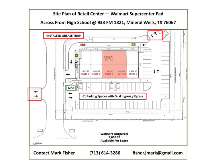 933 N FM 1821 Rd, Mineral Wells, TX à louer - Photo principale – Image 1 sur 6