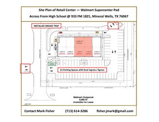 Plus de détails pour 933 N FM 1821 Rd, Mineral Wells, TX - Local commercial à louer