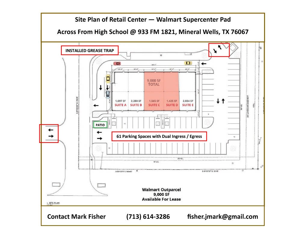 933 N FM 1821 Rd, Mineral Wells, TX à louer Photo principale– Image 1 sur 7