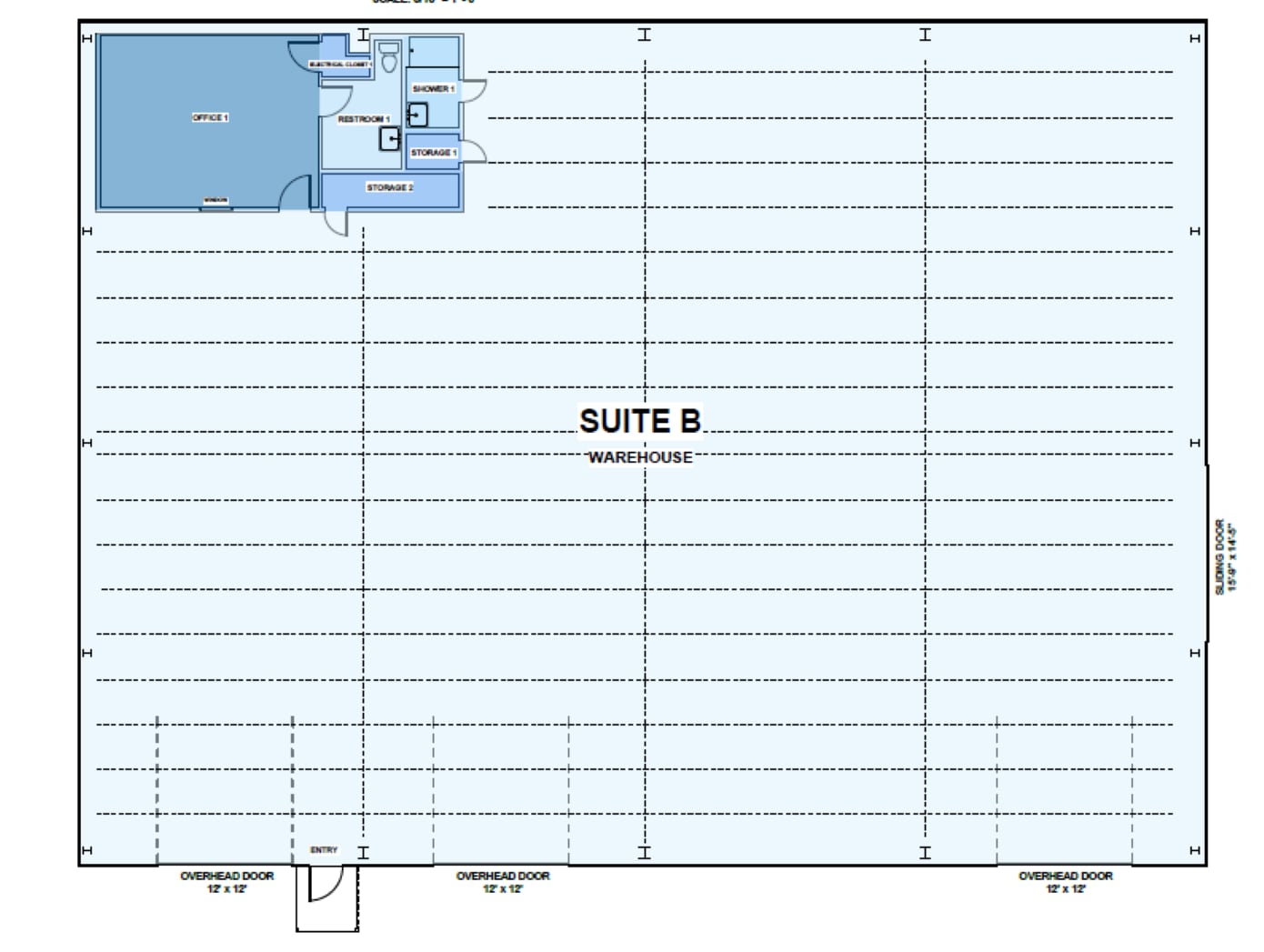 2463-2517 S Riverside Dr, Fort Worth, TX à vendre Plan d’étage– Image 1 sur 1