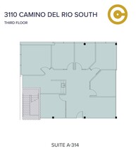 3110 Camino del Rio S, San Diego, CA à louer Plan d’étage– Image 1 sur 1