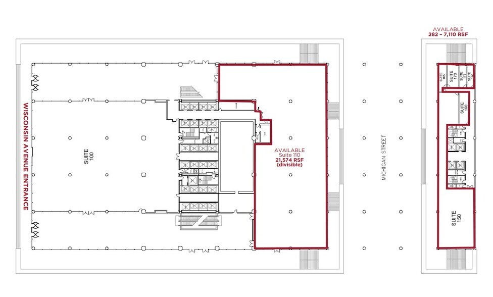 777 E Wisconsin Ave, Milwaukee, WI à louer - Photo de l’immeuble – Image 2 sur 6