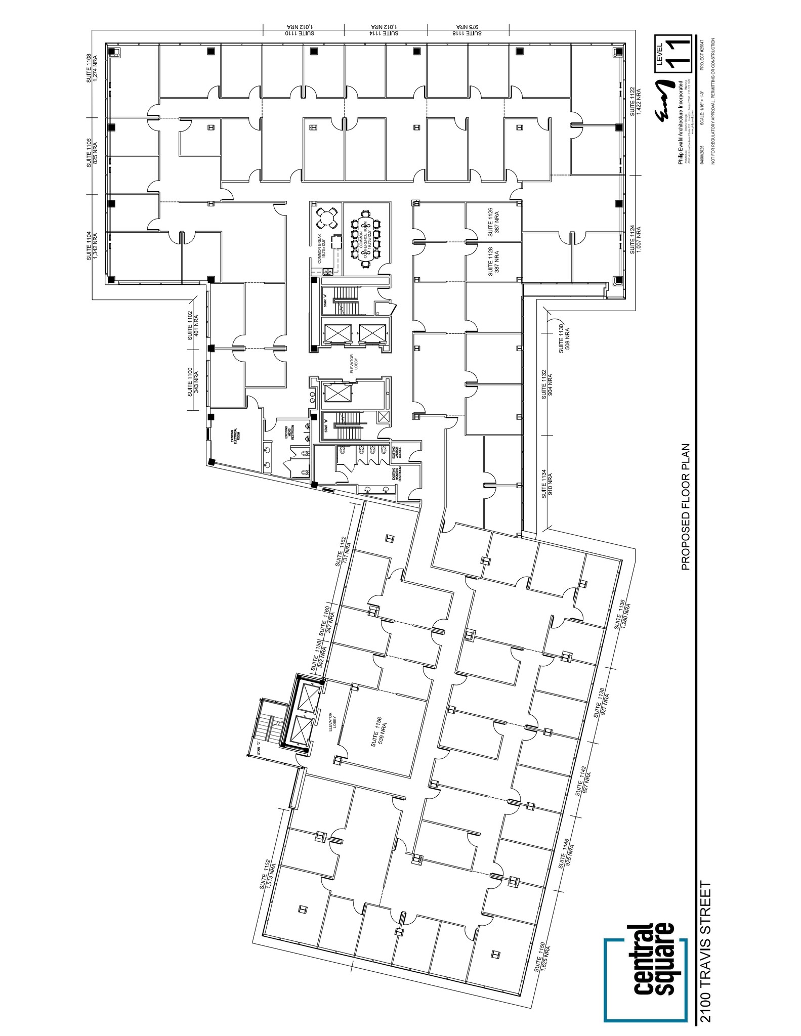 2100 Travis St, Houston, TX à louer Plan de site– Image 1 sur 1