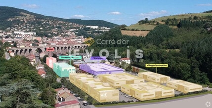 17 Rue De Paris, Tarare, RHO - Vue aérienne  vue de carte