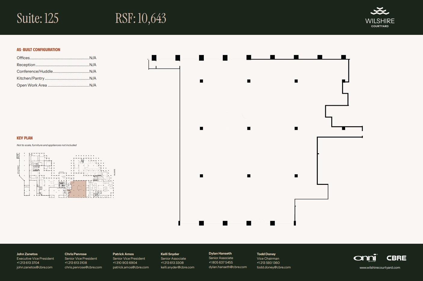 5700 Wilshire Blvd, Los Angeles, CA à louer Plan d’étage– Image 1 sur 1