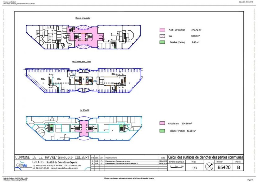 Bureau dans Le Havre à louer - Plan d’étage – Image 2 sur 3