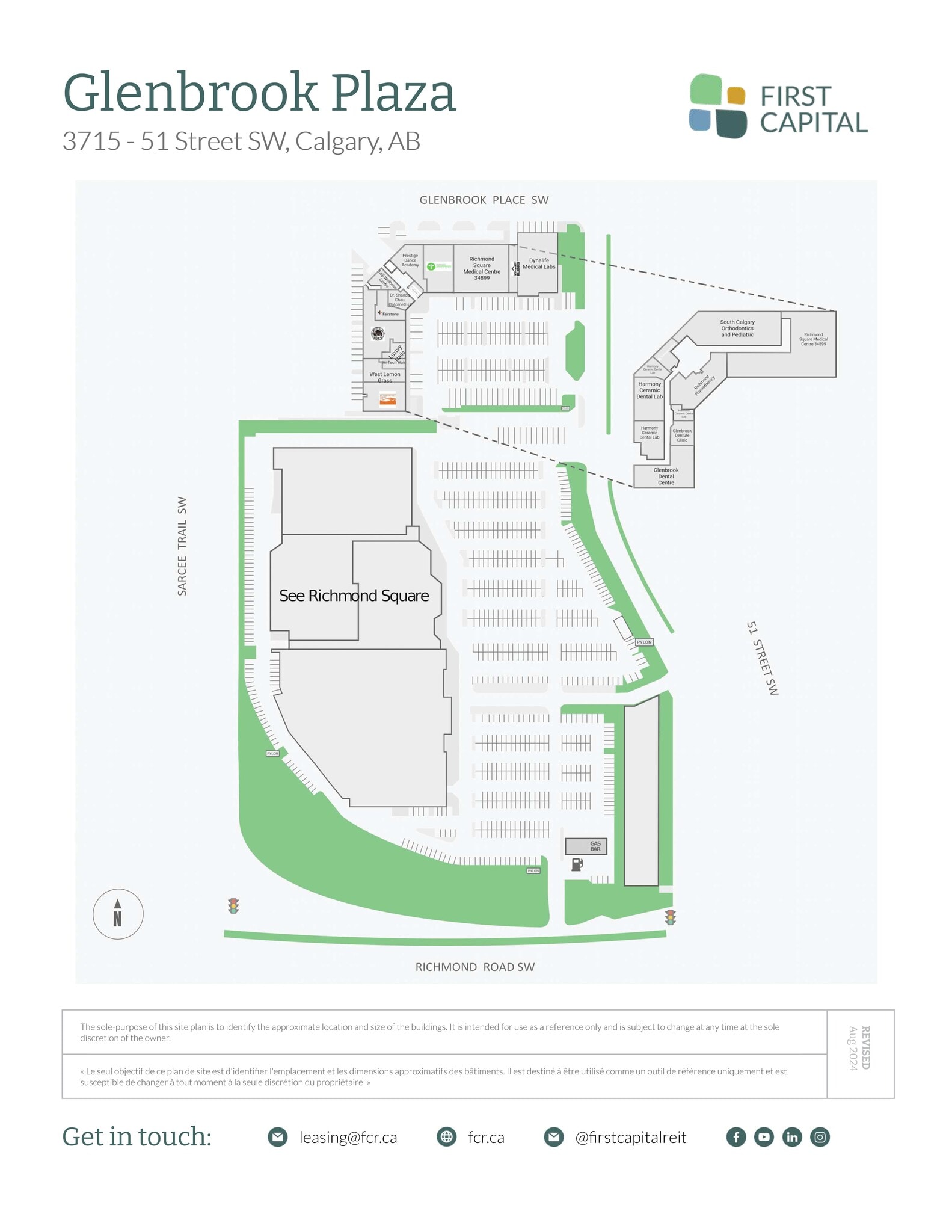 3915 51st St SW, Calgary, AB à louer Plan de site– Image 1 sur 1