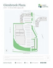 3915 51st St SW, Calgary, AB à louer Plan de site– Image 1 sur 1