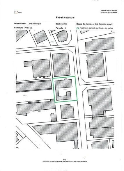 Local d'activités dans Nantes à vendre - Plan d’étage – Image 3 sur 3