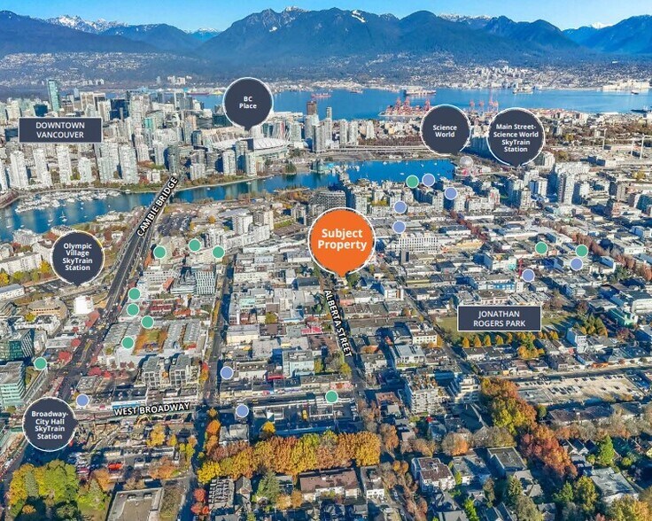 2128-2138 Alberta St, Vancouver, BC à vendre - Aérien – Image 3 sur 4
