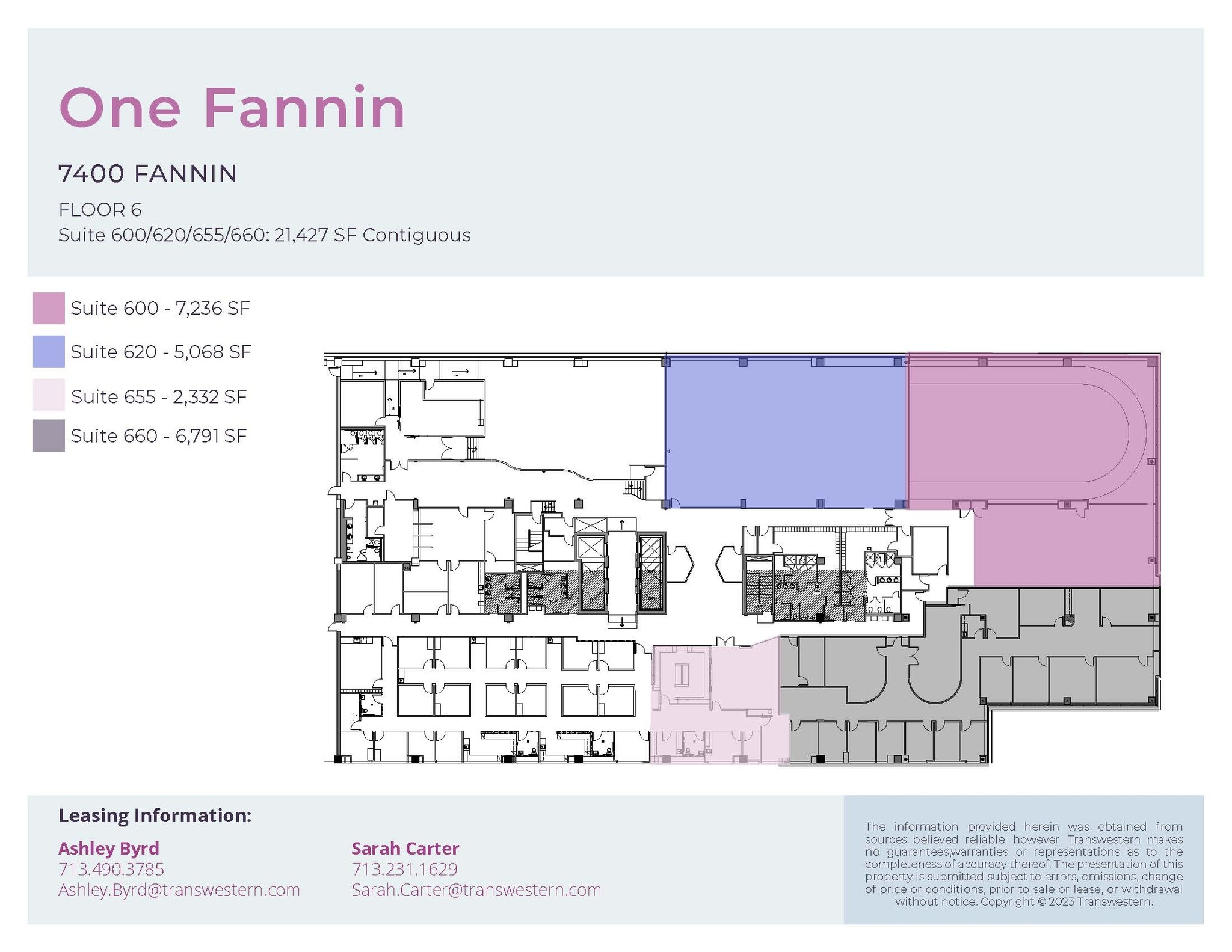 7400 Fannin St, Houston, TX à louer Plan d’étage– Image 1 sur 1