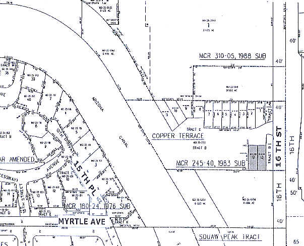 7210 N 16th St, Phoenix, AZ à louer - Plan cadastral – Image 2 sur 8