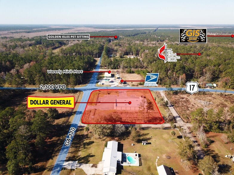 24298 US Highway 17, Waverly, GA à vendre - Aérien – Image 2 sur 5