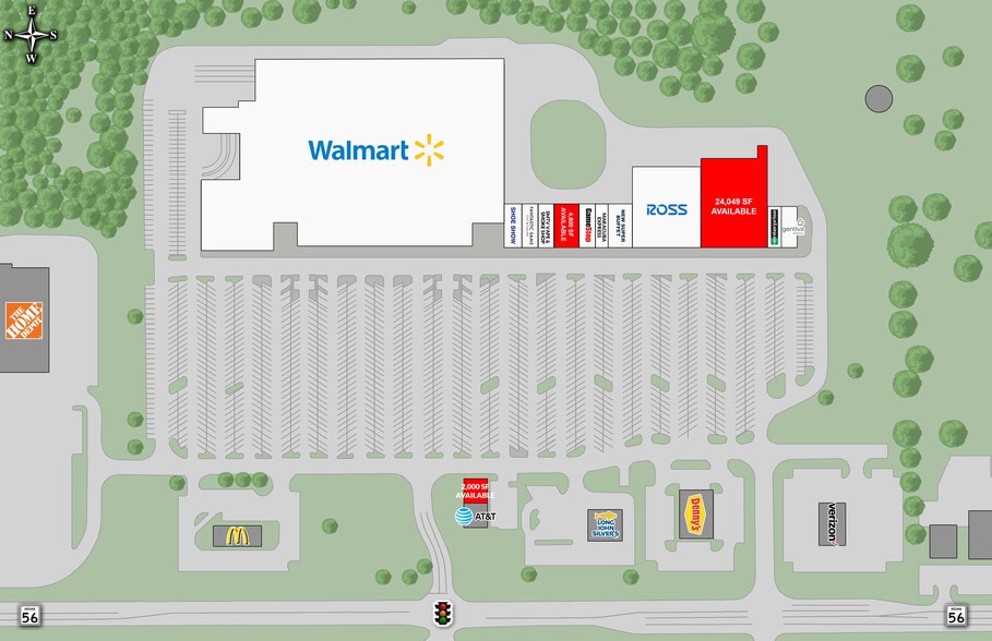 3950-3954 N Newton St, Jasper, IN à louer - Plan de site – Image 3 sur 4