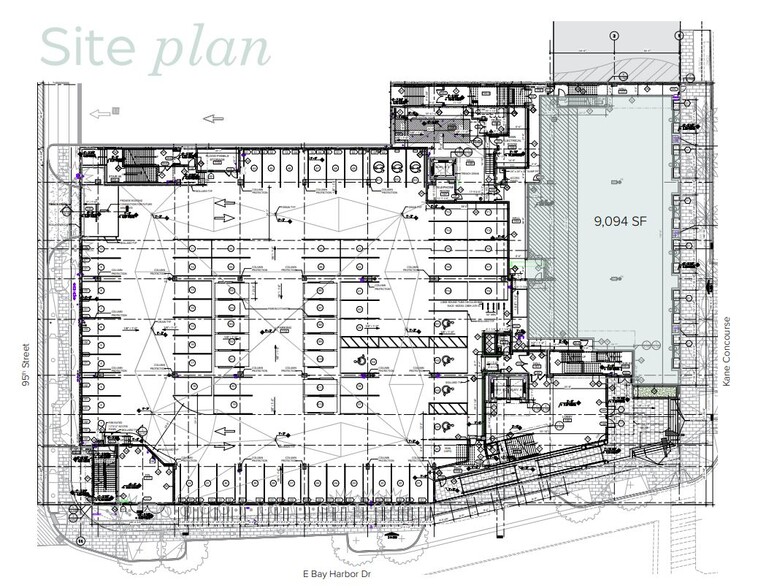 1000 Kane Concourse, Bay Harbor Islands, FL à louer - Plan de site – Image 3 sur 9