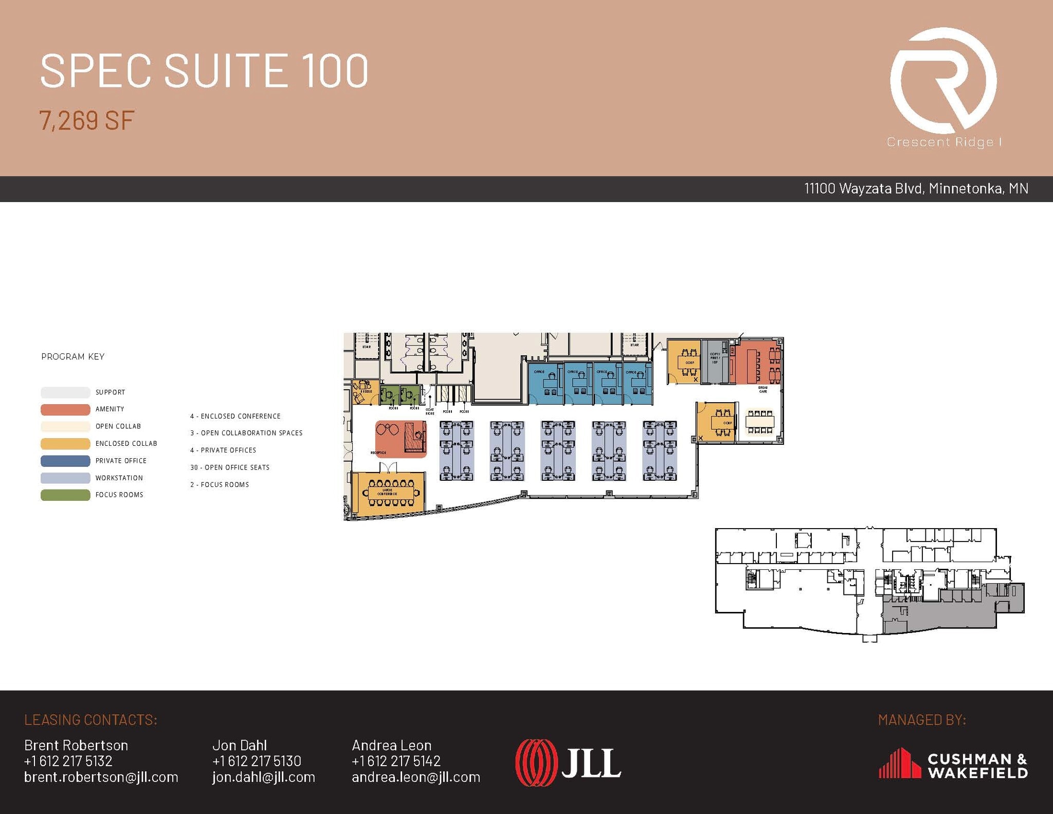 11100 Wayzata Blvd, Minnetonka, MN à louer Plan d’étage– Image 1 sur 1