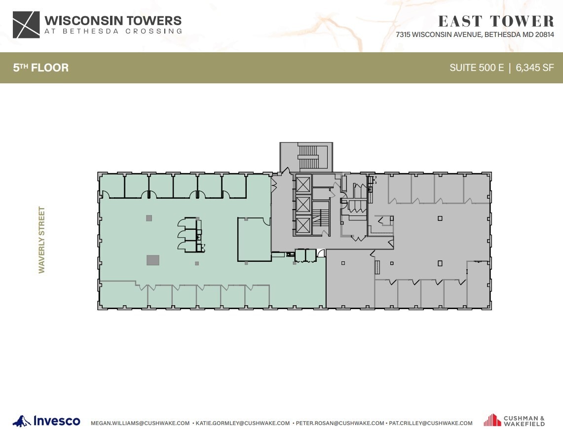 7315 Wisconsin Ave, Bethesda, MD à louer Plan d’étage– Image 1 sur 1