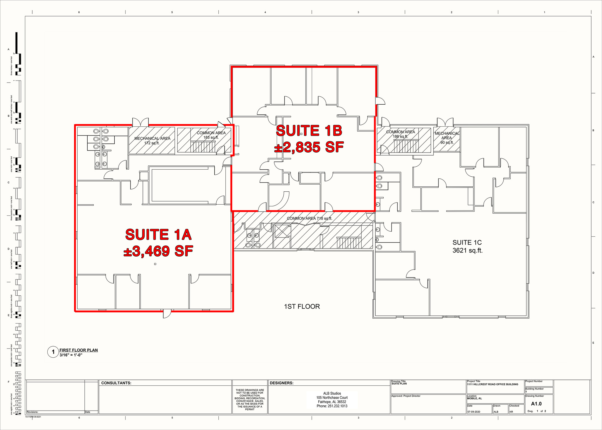 1111 Hillcrest Rd, Mobile, AL à vendre Plan d’étage– Image 1 sur 1
