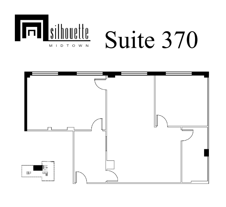 1447 Peachtree St NE, Atlanta, GA à louer Plan d’étage– Image 1 sur 1