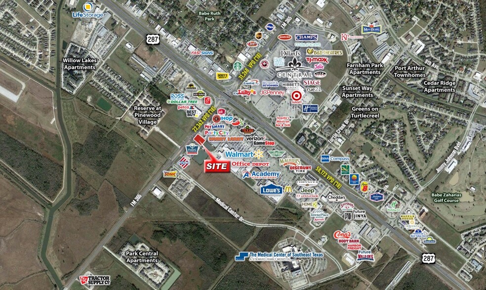 SWC US 287 & FM 365, Port Arthur, TX à louer - Aérien – Image 3 sur 3