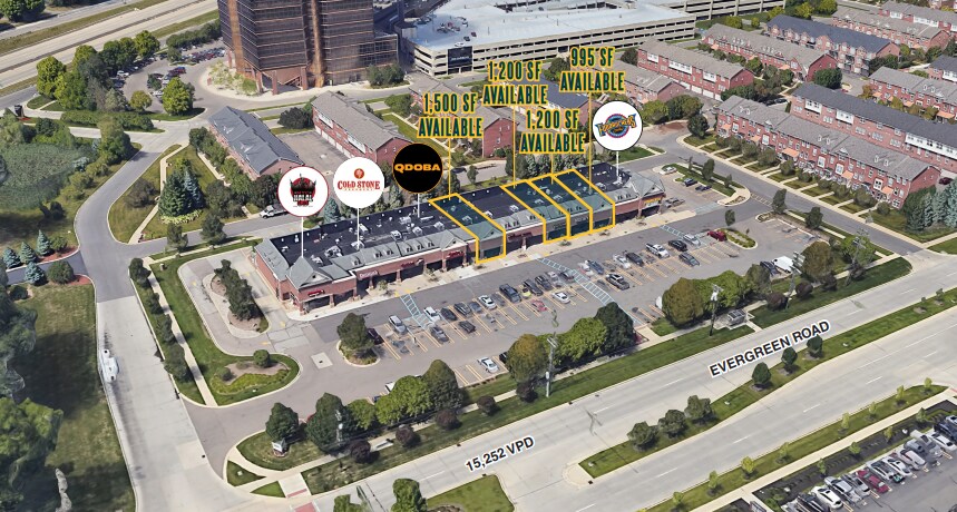 25203-25309 Evergreen Rd, Southfield, MI à louer Photo de l’immeuble– Image 1 sur 8