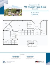750 Warrenville Rd, Lisle, IL à louer Plan d’étage– Image 1 sur 14